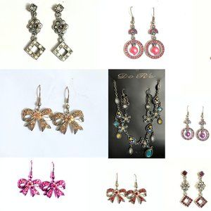 Wholesale Jewelry Lot With 1000+ Earrings, Necklaces And Bracelets!